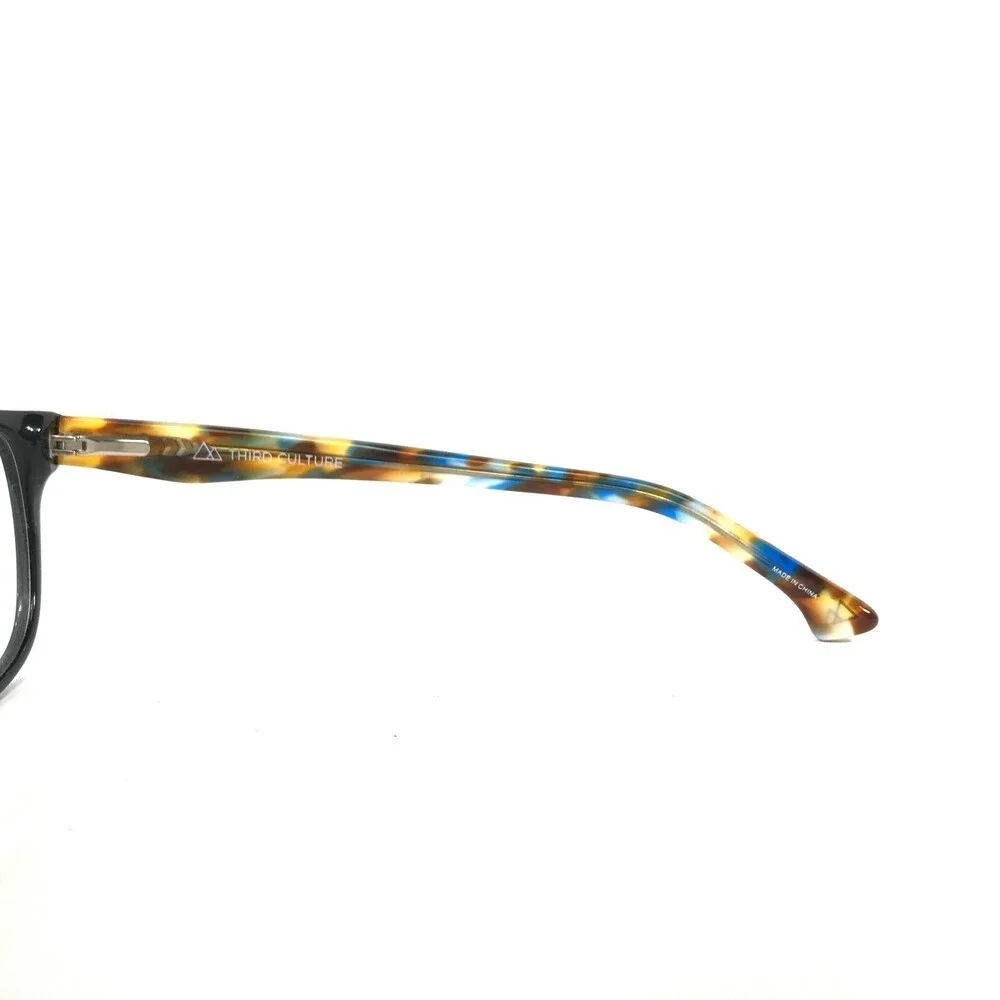 Third Culture Eyeglasses Frames LE 2008 1636 Black Tortoise Square 52-17-135